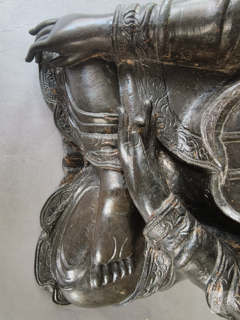 A BRONZE FIGURE OF BUDDHA SHAKYAMUNI - 图11